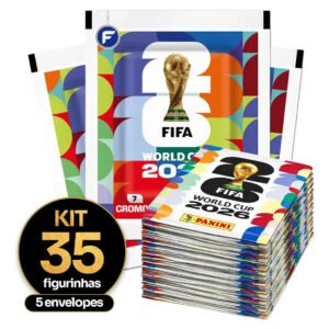Kit 35 Figurinhas Do Álbum Copa Do Mundo 2026 5 Envelopes