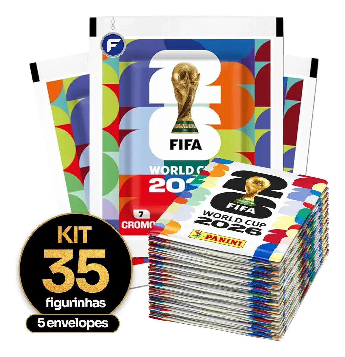 Kit 35 Figurinhas Do Álbum Copa Do Mundo 2026 5 Envelopes Kit 35 Figurinhas Do Álbum Copa Do Mundo 2026 5 Envelopes