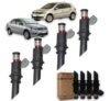 Kit 4 Bico Injetor Vw Gol Fox Voyage 1.0/1.6 Flex G4/g5 Orig