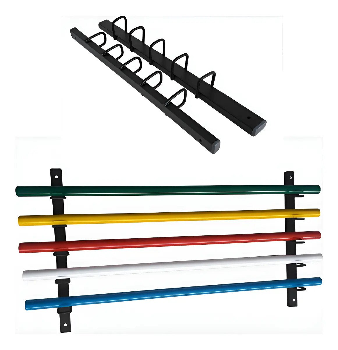 Kit 5 Bastões Colorido Pilates Fisioterapia Treino Funcional Kit 5 Bastões Colorido Pilates Fisioterapia Treino Funcional