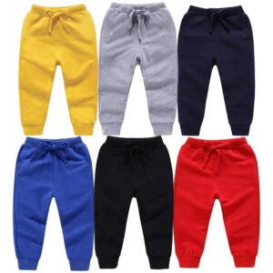 Kit 5 Calça Moletom Infantil Grosso Peluciado Creche Frio