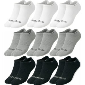 Kit 9 Pares Meias Polo Fit Cano Baixo Original Algodão