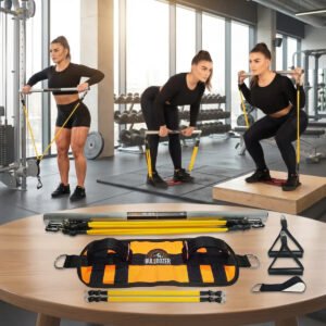 Kit Academia Em Casa Pro Fitness Multifuncional Musculação