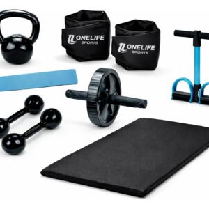 Kit Aeróbico Ginástica Em Casa Com 7 Equipamentos P Treino