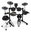 Bateria Eletrônica Groove EDG500 Completa Kit Profissional Pads Mesh Pratos Banco Fone Preto