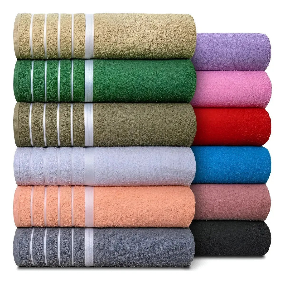 Kit 4 Toalhas de Banho Gigante Softmax FOZ PANOS Oferta Imbatível Kit 4 Toalhas de Banho Gigante Softmax Foz Panos 100% Algodão com Bordado