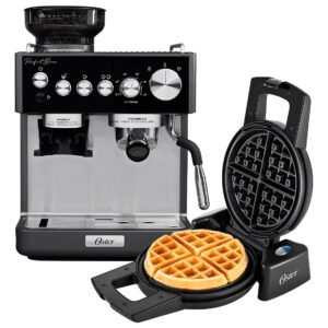Kit Cafeteira Espresso Nova Perfect Brew E Máquina De Waflle