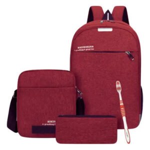 Kit Completo Mochila Executiva Masculina Com Design Refletor