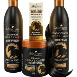 Kit Crina De Cavalo Maycrene Crescimento Rápido + Sérum