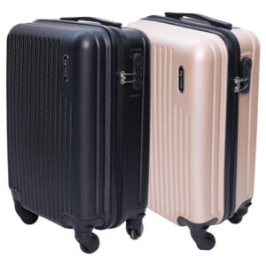 Kit Mala 10kg Casal Viagem Giratória Anti-furto Abs Férias