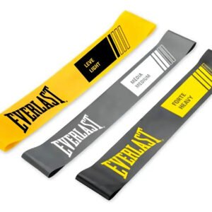 Kit Mini Band 3 Cores Everlast Amarelo/cinza Escuro/preto