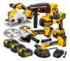 Kit Multi Ferramentas Brushless Profissional 5 Em 1 C/ 3 Bat