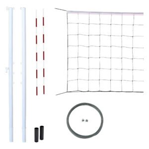 Kit Poste De Volei Com Rede Mais Cabo E Antenas