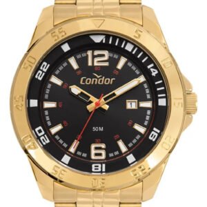 Kit Relógio Condor Masculino Dourado Co2115mwi/k4p Dourado Preto