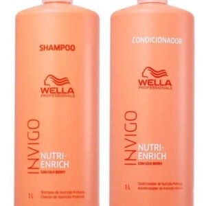Kit Wella Pro Invigo Enrich Shampoo 1l + Condicionador 1l