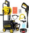 Lavadora De Alta Pressão Lumeka Xw80 Com Motor A Indução Lavadoras De Jato Elétricas Com Rolo De Mangueira Preto 220v 50hz/60hz