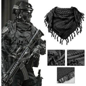 Lenço Shemagh Militar Keffieh Tático Paintball 100% Algodão