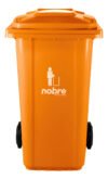 Lixeira Container 240l Coletor De Lixo Com Rodas Nobre