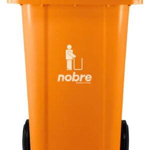 Lixeira Container 240l Coletor De Lixo Com Rodas Nobre