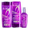 L’oréal Paris Elseve Collagen Lifter Kit Shampoo, Condicionador E Sérum Leave-in Com Peptídeos E Proteção Térmica Para Cabelos Finos, Volume Em 3d, 400ml + 400ml + 100ml