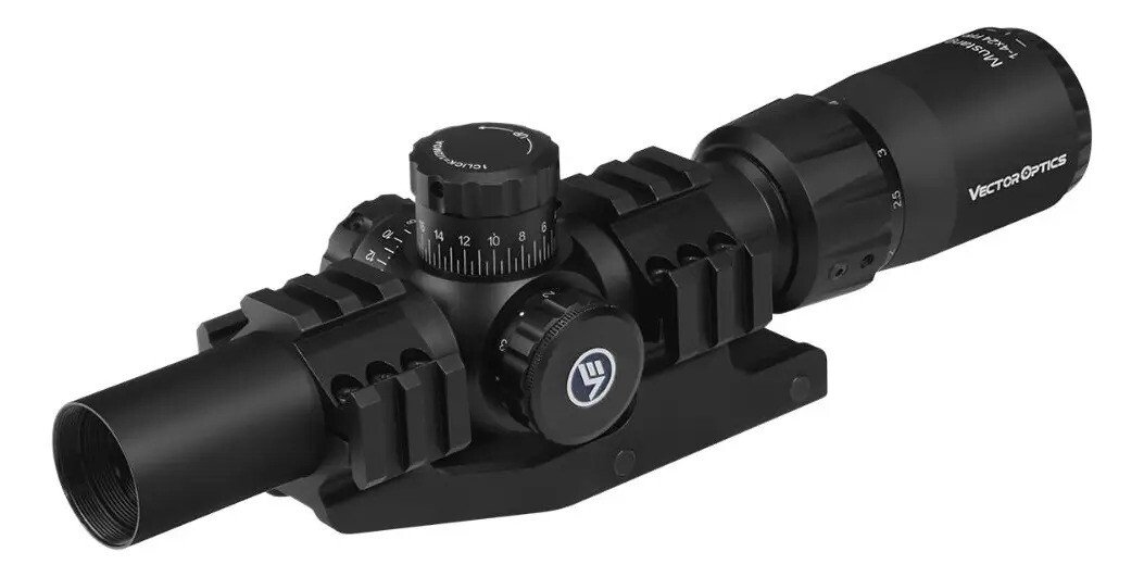 Luneta Em Alumínio 6061 T6 Vector Optics Mustang 1-4x24 Ffp Luneta Em Alumínio 6061 T6 Vector Optics Mustang 1-4x24 Ffp