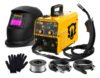 Maquina Inversora De Solda Mig Sem Gás 130a 3 Em 1 Tig Lift Com Acessórios Amarelo The Black Tools 220v