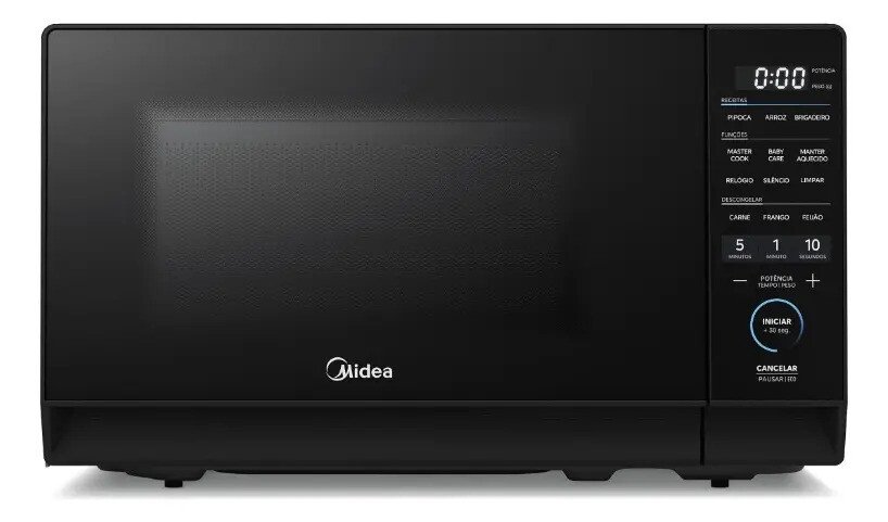 Micro-ondas 20l Preto Mastercook Midea 220v Micro-ondas 20l Preto Mastercook Midea 220v