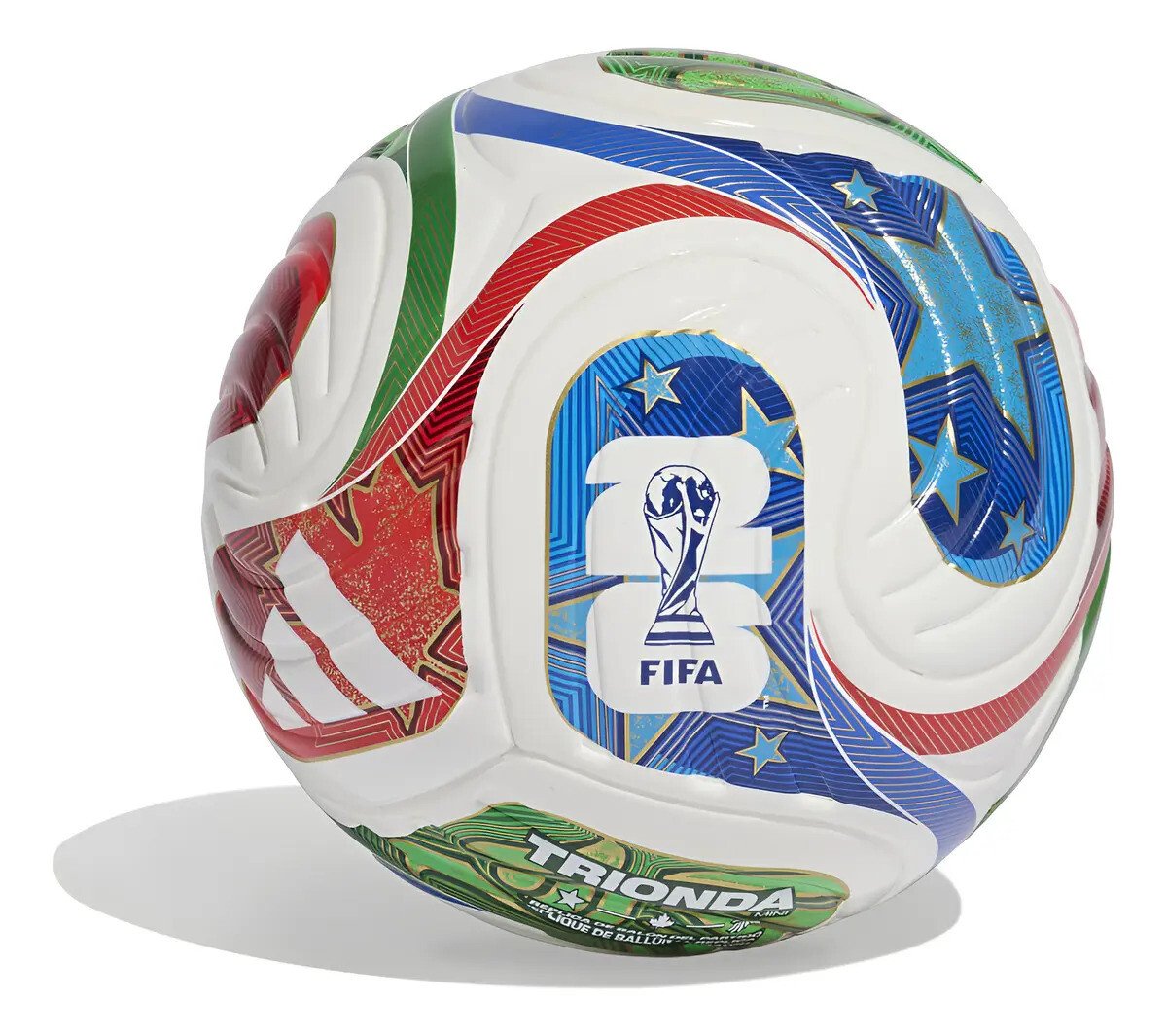 Minibola Copa Do Mundo Da Fifa 26tm Trionda adidas White/royal Blue/solar Blue/power Red Minibola Copa Do Mundo Da Fifa 26tm Trionda adidas White/royal Blue/solar Blue/power Red