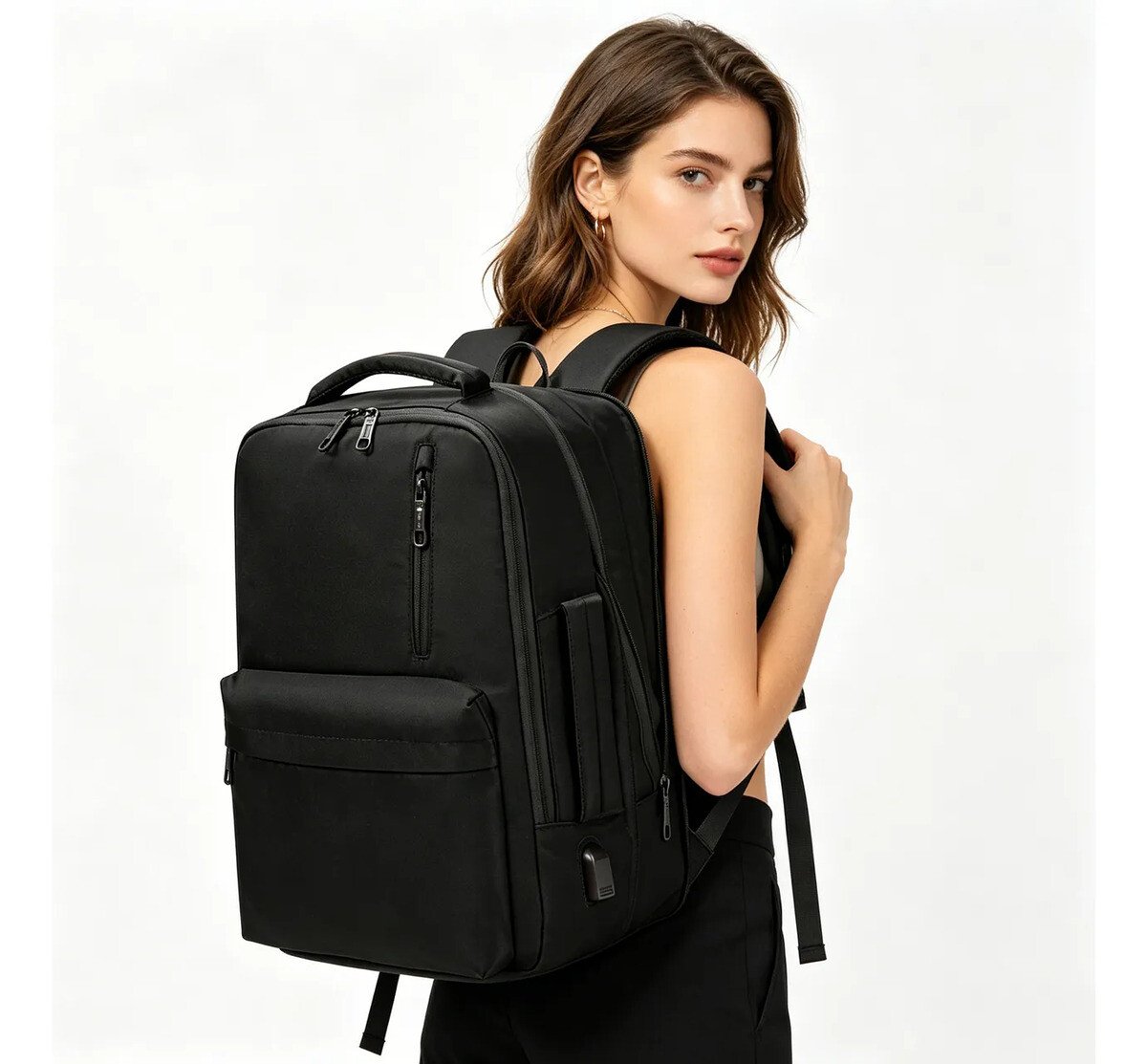 Mochila Resistente À Água E Reforçada Para Viagens Feminina Mochila Resistente À Água E Reforçada Para Viagens Feminina