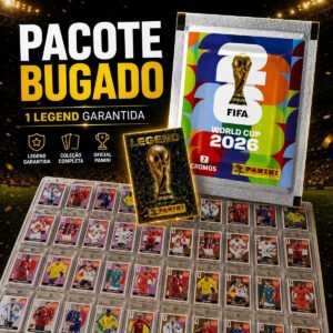 Pacote Bugado Original Figurinha Legend Copa Do Mundo 2026