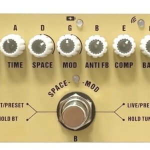 Pedal De Efeito M-vave Cube-baby Ac Creme