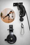 Polia Baixa Articulada Crossover Musculação Fitness 180°