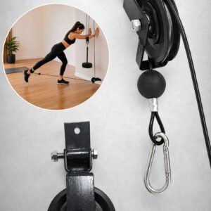 Polia Baixa Articulada Crossover Musculação Fitness 180°