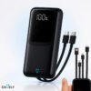 Power Bank 20.000mah 22.5w Carga Rápida Com Display Digital Carregador Portátil Carga Rápida Premium Compatível Com… Preto/branco (modelo1)