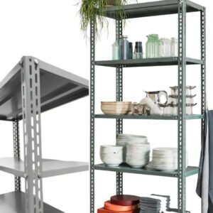 Prateleira Aço 40cm 6 Bandejas – Industrial Reforçada 500 Kg