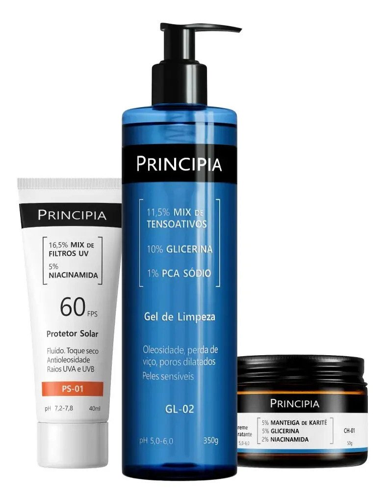 Principia Kit Completo Para Pele Sensível Com Fps 60 Principia Kit Completo Para Pele Sensível Com Fps 60