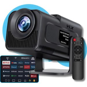 Projetor 4k Ultra Hd Hy320 Smart Wi-fi 6 Bluetooth Android Cor Preto 127/220v