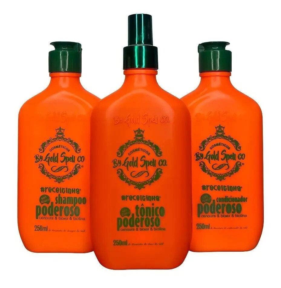 Promoção Combo Poderoso (shampoo+cond+tônico) Original Promoção Combo Poderoso (shampoo+cond+tônico) Original