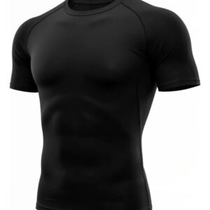 Rash Guard Camisa Compressão Apertada Manga Curta Treino