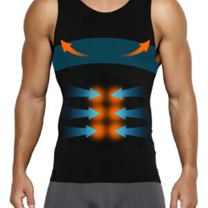 Regata Masculina Compressão Queima Gordura Fitness Emagrecer