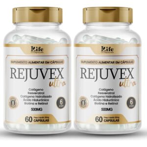 Rejuvex Ultra 120 Cápsulas Com Colágeno E Ácido Hialurônico