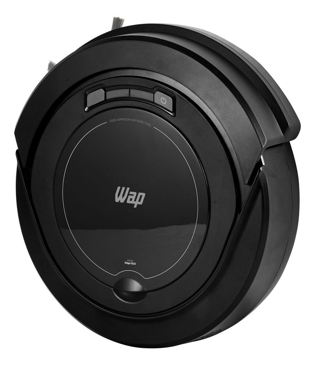 Robô Aspirador Robot W90 Varre Aspira E Passa Pano 30w Wap Cor Preto 127/220v Robô Aspirador Robot W90 Varre Aspira E Passa Pano 30w Wap Cor Preto 127/220v