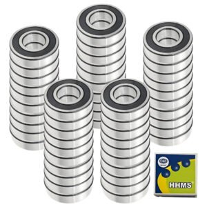 Rolamento 6204 2rs 20x47x14mm Kit Com 50 Rolamentos
