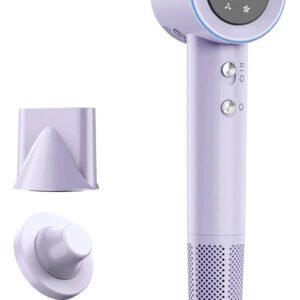 Secador De Cabelo Gokoco De Alta Velocidade 110v/220v Cor Lavanda 127v