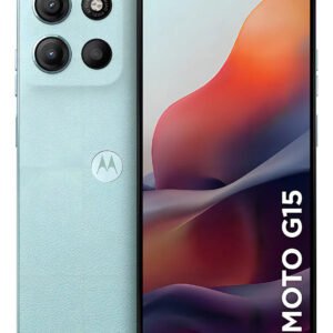 Smartphone Motorola Moto G15 – 128gb 12gb (4gb Ram+8gb Ram Boost) E Camera 50mp Com Ai E Night Vision Bateria De 5200 Mah Tela Fhd+ 6.7 Com Superbrilho Nfc Azul Claro