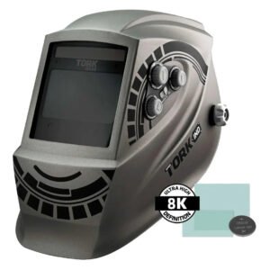 Super Tork Mascara Solda Escurecimento Automático Profissional 8k Tork Cor Cinza-escuro