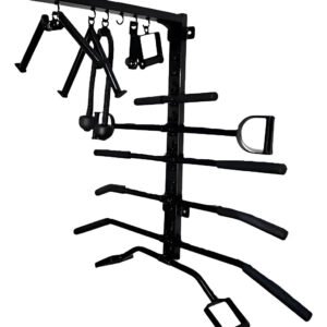 Suporte De Parede Puxadores Barras Crossover Academia