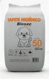 Tapete Higiênico 50 Unidades (60×55) Descartável Manta Fralda Absorvente Gel Para Cachorro Pet Cão Branco