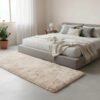 Tapete Passadeira 2,00×0,60 Quarto Pé De Cama Luxo Conforto