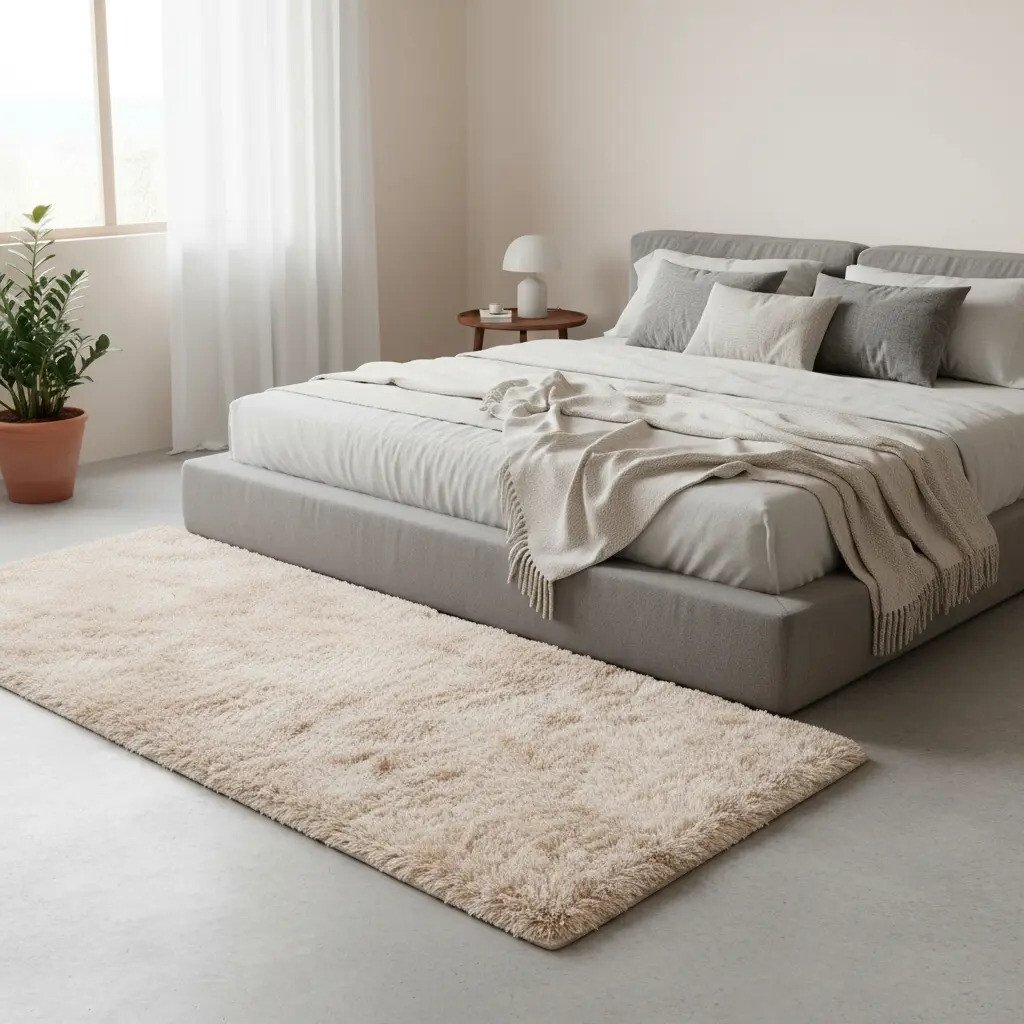 Tapete Passadeira 2,00x0,60 Quarto Pé De Cama Luxo Conforto Tapete Passadeira 2,00x0,60 Quarto Pé De Cama Luxo Conforto